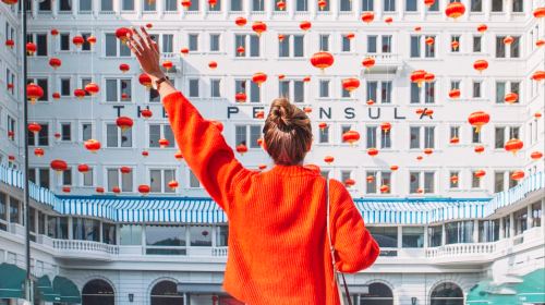 Hong Kong private charter Golden Bauhinia Square Avenue of Stars Victoria Harbour 1-day tour Alpha Luxury Car Customization Day Tours