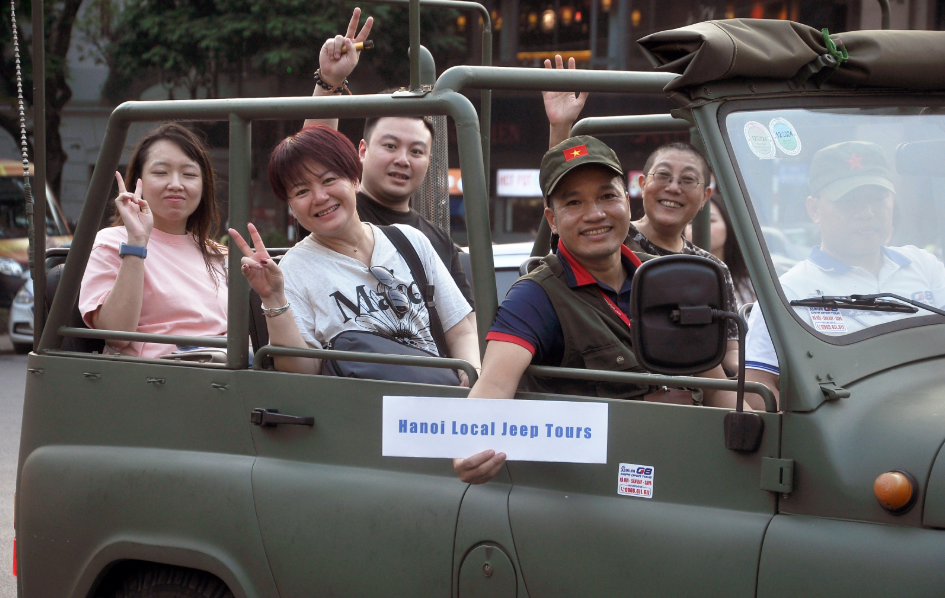 Hanoi Small Group Army Jeep Tour with Food and Culture Sightseeing