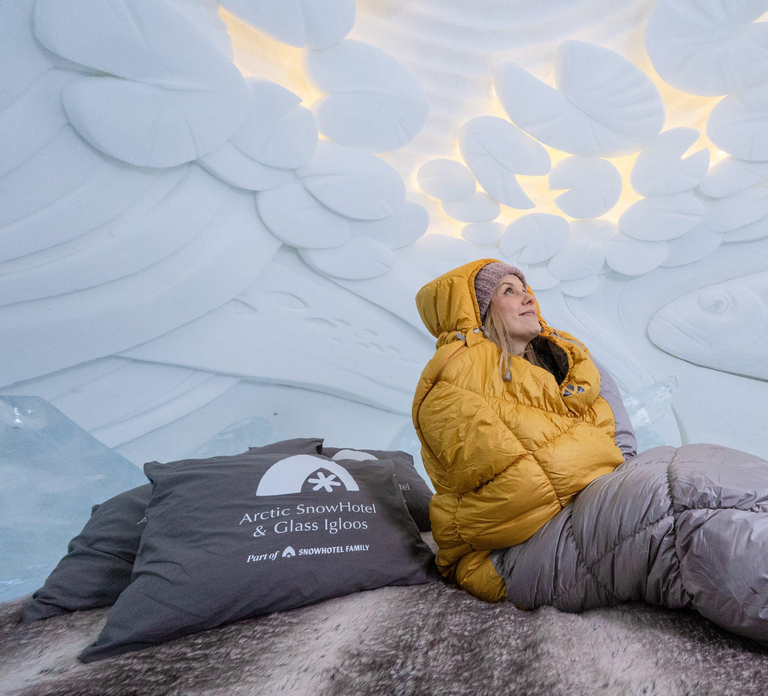 Rovaniemi: Overnight SnowHotel Adventure