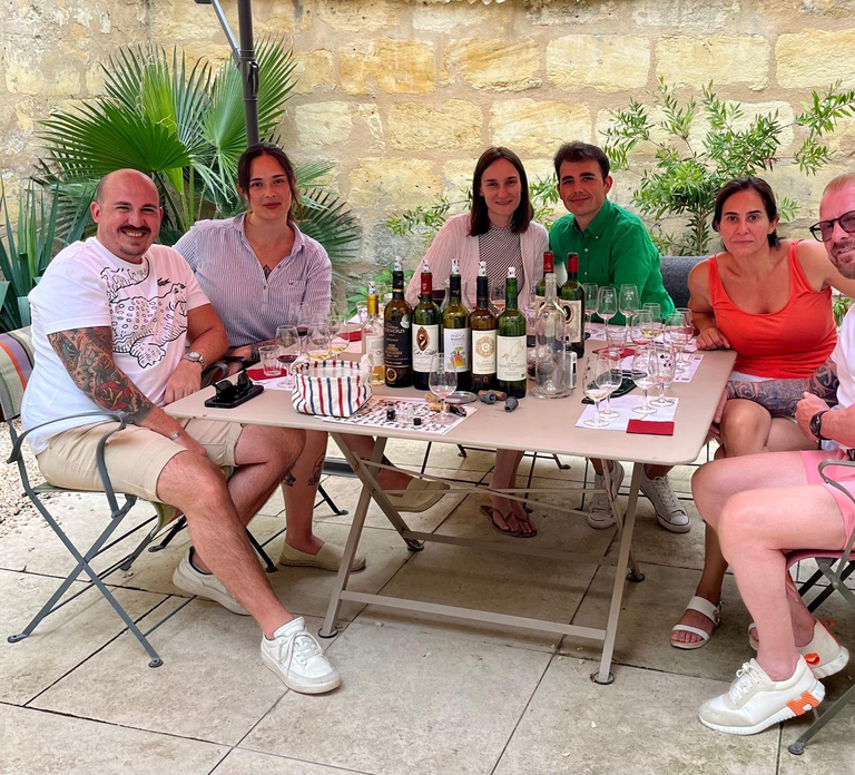 Bordeaux wine: tasting class 4 red wines pairing charcuterie